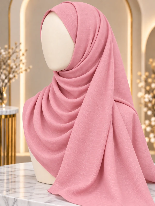 Baby Pink Premium Turkish Hijab